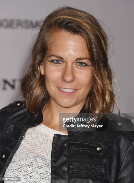 Actress Ali Spagnola arrives at the Premiere Of Columbia Pictures' 'Passengers' at Regency Village Theatre on December 14, 2016 in Westwood,...