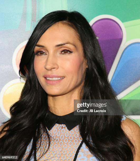 Famke Janssen attends the 2017 NBCUniversal Winter Press Tour - Day 2 at Langham Hotel on January 18, 2017 in Pasadena, California.