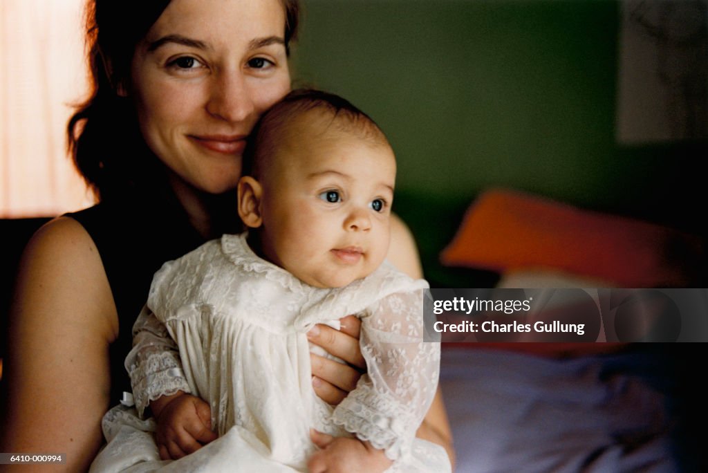 Mother Holding Baby