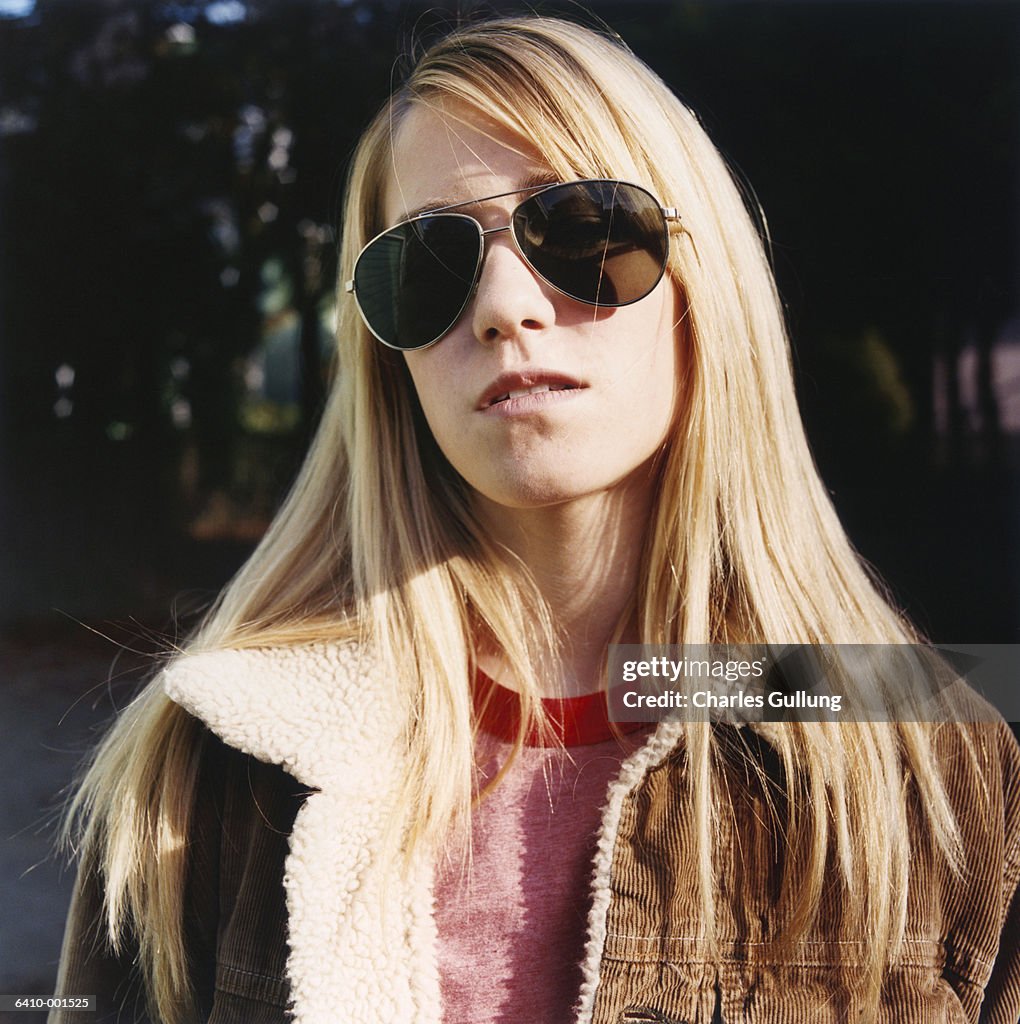 Young Woman in Sunglasses