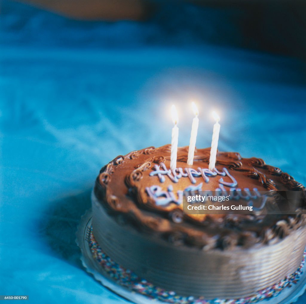 Candles on Birthday Cake