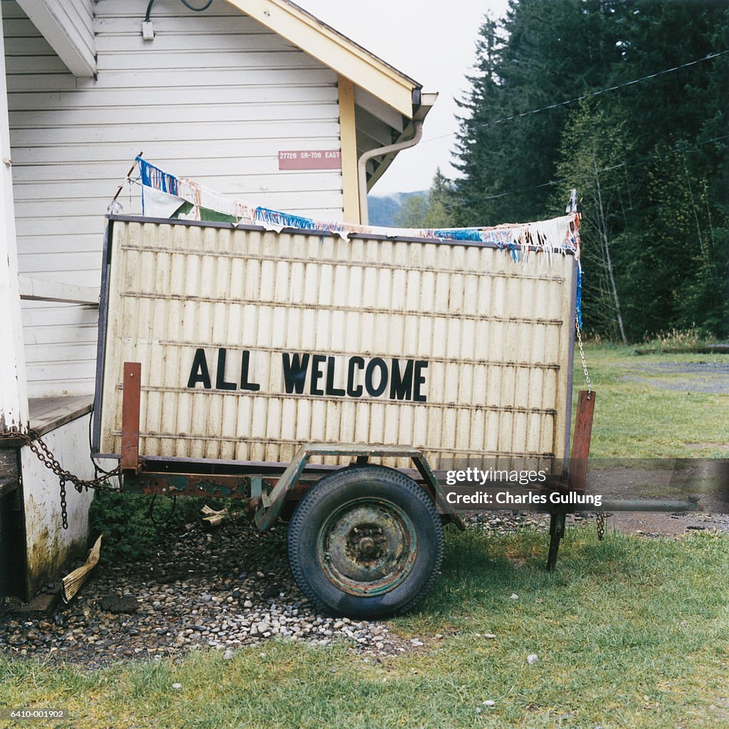 All Welcome Sign