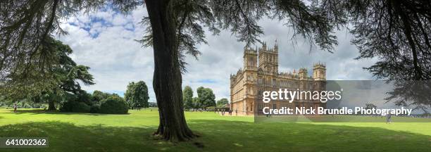 highclere castle, hampshire, united kingdom - bbc natural history stock pictures, royalty-free photos & images