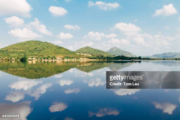secret lake, kampot, cambodia - kampot stock pictures, royalty-free photos & images