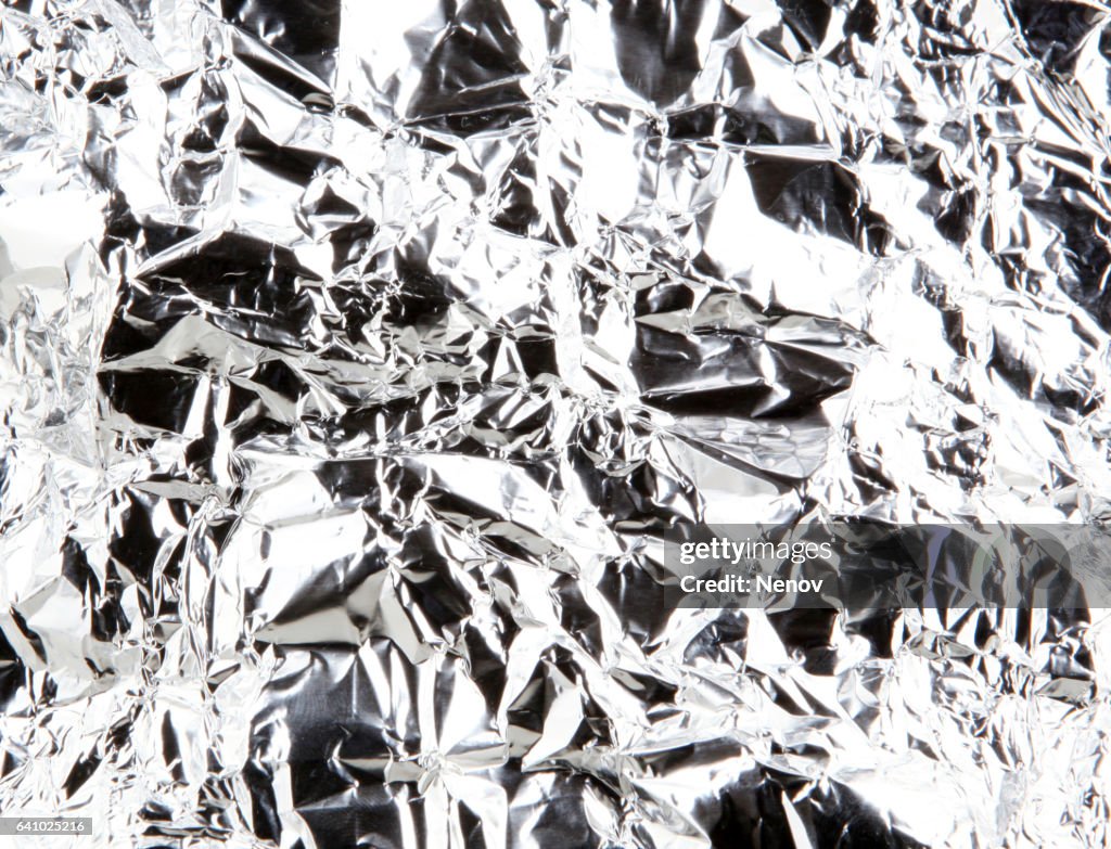 Silver foil background