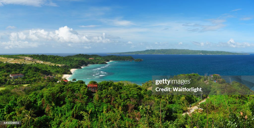 Boracay scenary view from Luho Mountain