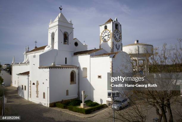 igreja de santa maria de castelo, church of santa maria - tavira stock pictures, royalty-free photos & images