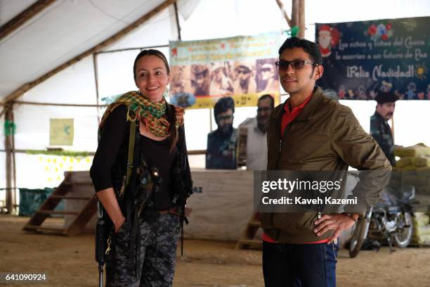 Tanja Nijmeijer a Dutch national with nom de guerre of Alexandra Nariño who joined FARC in 2002 dressed in military fatigue and her automatic assault...