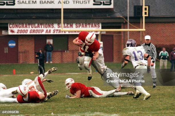 Runningback Chris Moore of St. John's University rushed for a team-high 76 yards and a touchdown against Mount Union during the Division III Men's...
