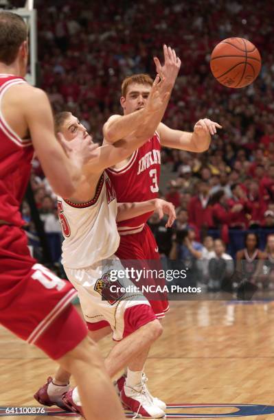 Steve Blake of Maryland knocks the ball away from Tom Cloverdale of Indiana during the NCAA Photos via Getty Images Men's Division I Basketball...