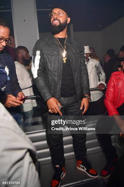 Kenny Burns attends a Super bowl Party at The Engine Room Nightclub on February 4, 2017 in Houston, Texas.