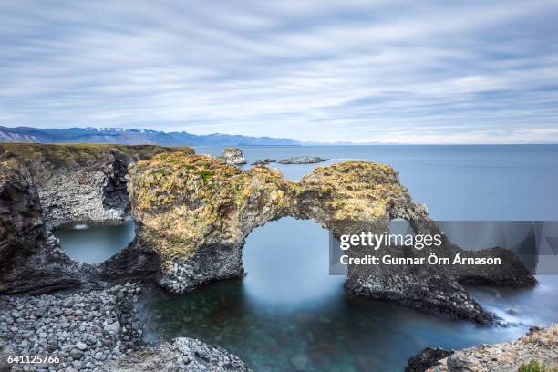 arnarstapi iceland - gunnar örn árnason stock-fotos und bilder