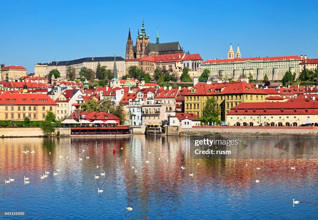 Spring Prague view