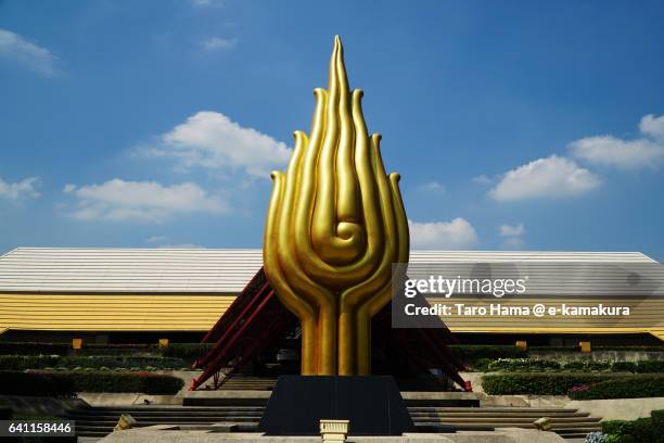 queen sirikit national convention center in bangkok - national convention stock pictures, royalty-free photos & images