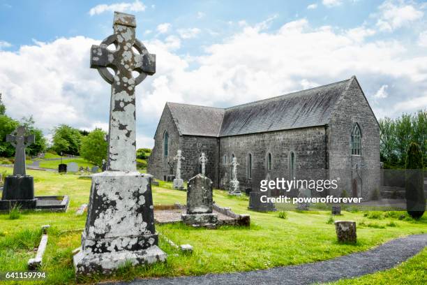 ballintubber abbey in county mayo, ireland. - county mayo imagens e fotografias de stock