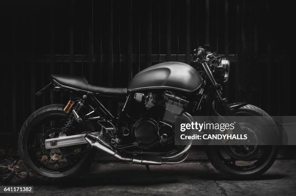 motorcycle the custom motorbike. - motorized sport bildbanksfoton och bilder