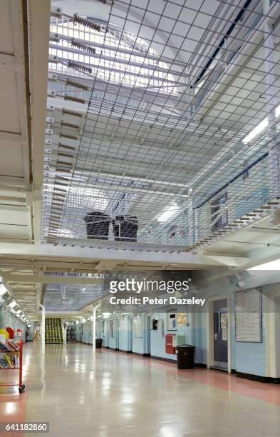 Wandsworth Prison E wing landing on February 7, 2017 in Wandsworth,London,England.