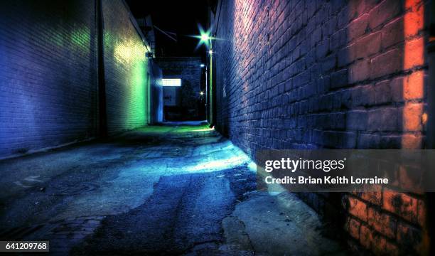 georgetown alley - callejuela fotografías e imágenes de stock