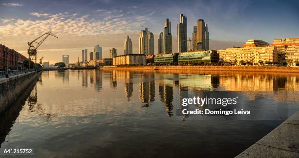 argentina, buenos aires, puerto madero, downtown district - buenos aires port stock pictures, royalty-free photos & images