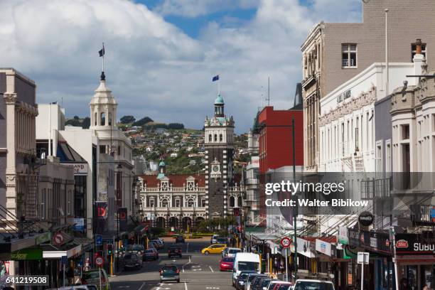 new zealand, south island, exterior - dunedin new zealand - fotografias e filmes do acervo