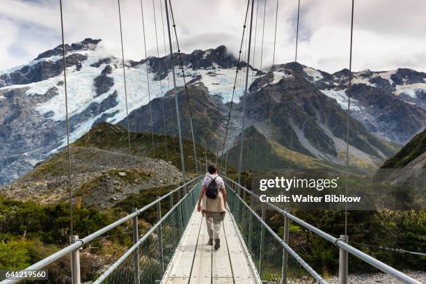 new zealand, south island, exterior - mt cook stock pictures, royalty-free photos & images
