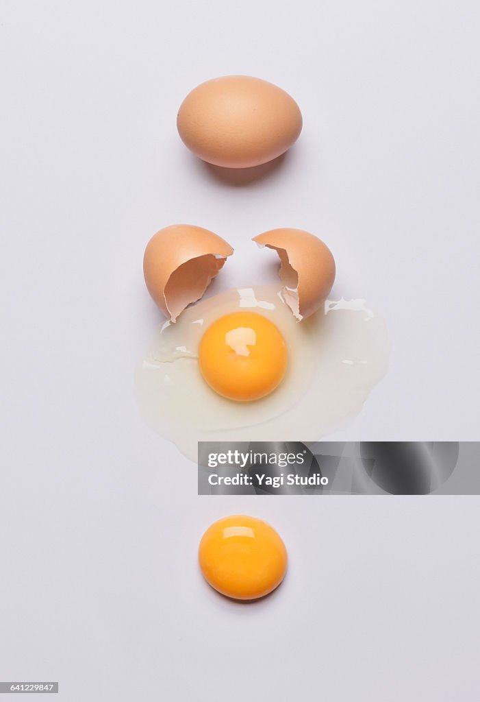 Eggs knolling style