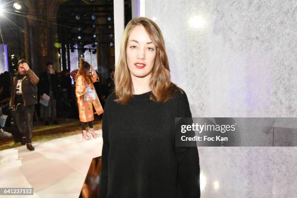 Juliette Besson attends The Dany Atrache Haute Couture Spring Summer 2017 show as part of Paris Fashion Week on January 23, 2017 in Paris, France.