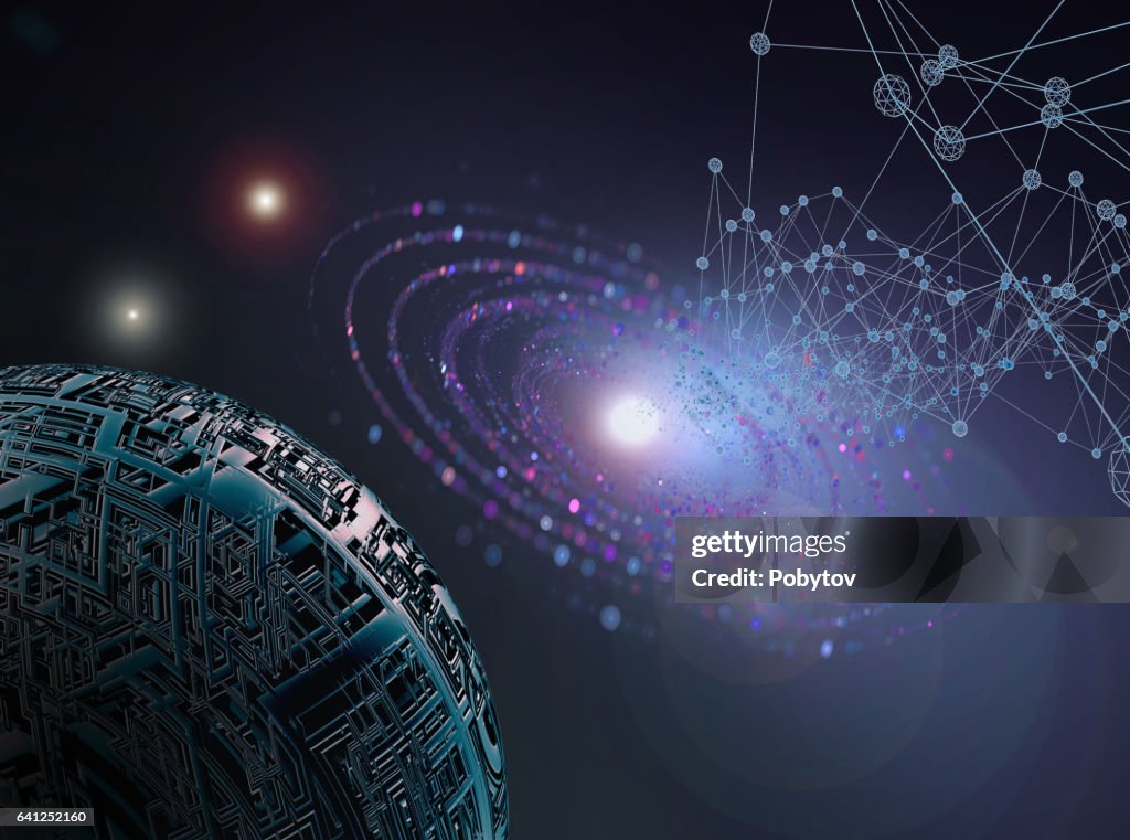 Tech Planet Tech Planet Futuristic Composition High-Res Vector Graphic - Getty Images