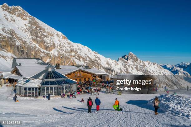 ski resort garmisch-partenkirchen, bavaria germany - garmisch ski stock pictures, royalty-free photos & images