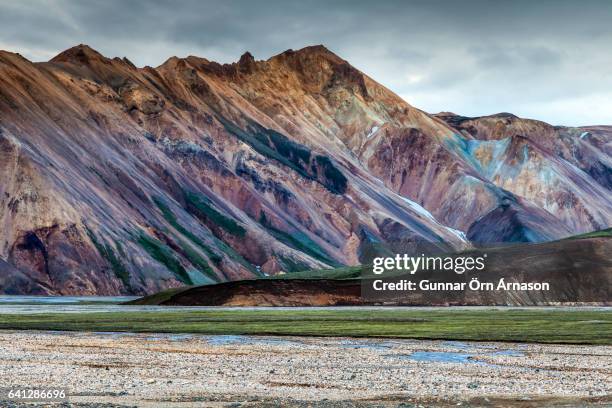 landmannalaugar iceland - gunnar örn árnason stock pictures, royalty-free photos & images