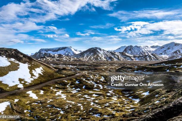 icelandic highlands - gunnar örn árnason stock pictures, royalty-free photos & images