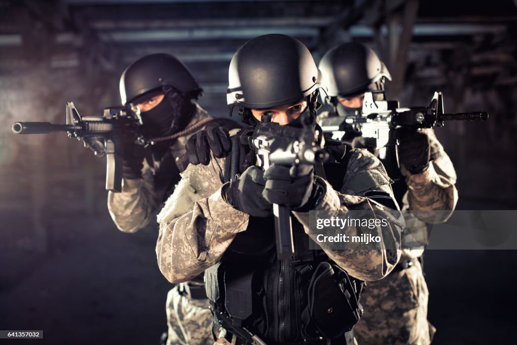 Special forces in action