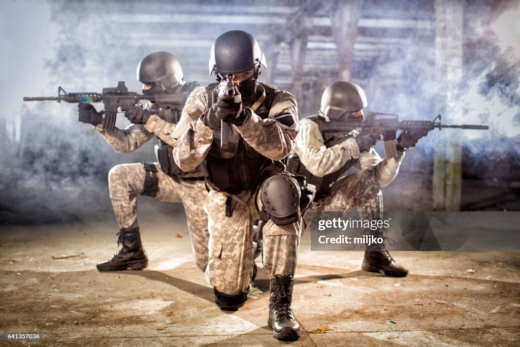 Special forces in action