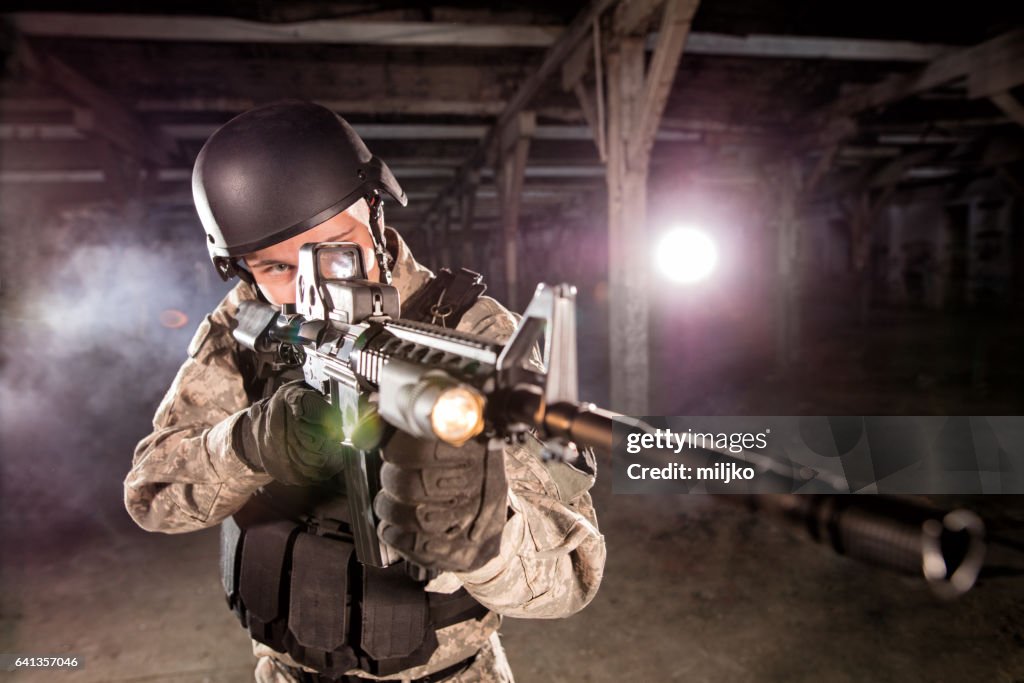 Special forces in action