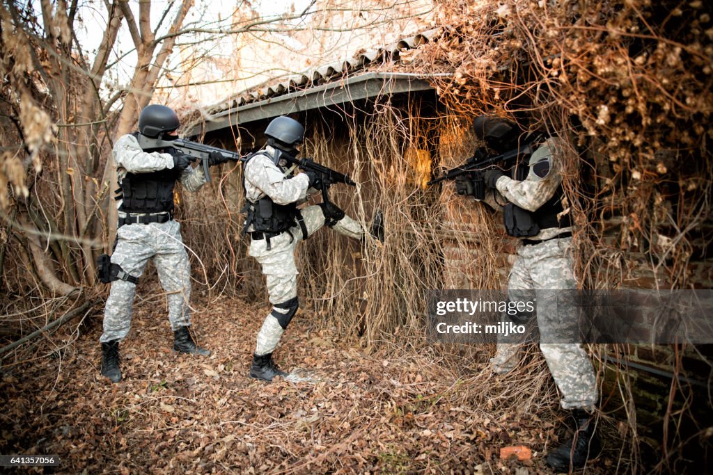 Special forces in action