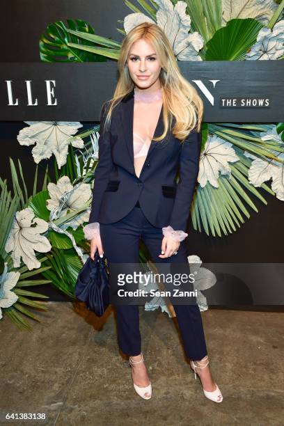 Morgan Stewart at ELLE, E! And IMG Host New York Fashion Week February 2017 Kick-Off Event at 40 Bethune Street on February 8, 2017 in New York City.
