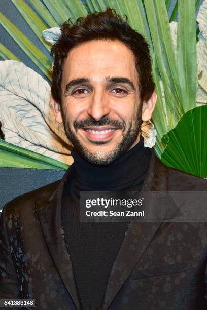 Amir Arison attends ELLE, E! And IMG Host New York Fashion Week February 2017 Kick-Off Event at 40 Bethune Street on February 8, 2017 in New York...