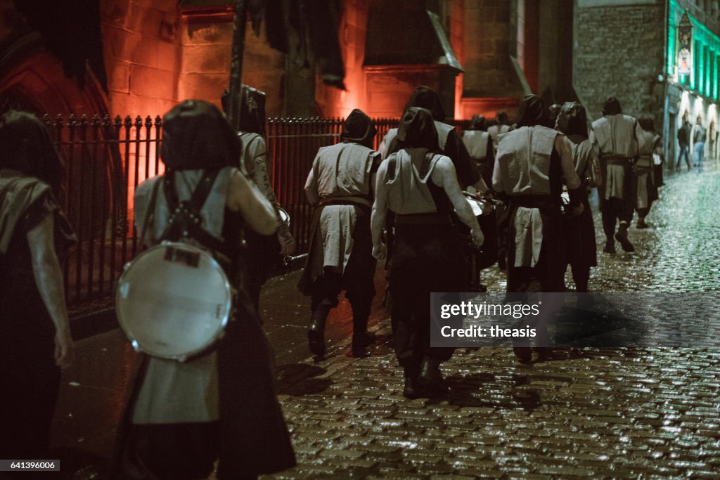 Samhuinn Fire Festival At Halloween in Edinburgh