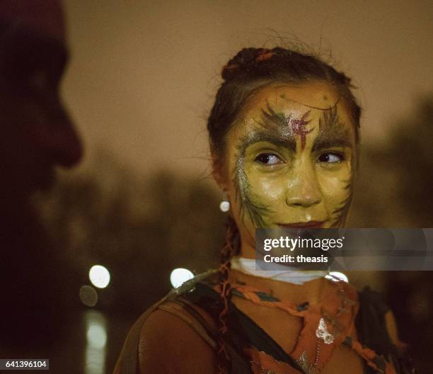 samhuinn fire festival at halloween in edinburgh - samhuinn stock pictures, royalty-free photos & images