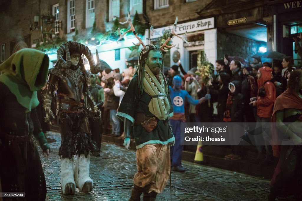 Festival del Samhuinn en Halloween en Edimburgo