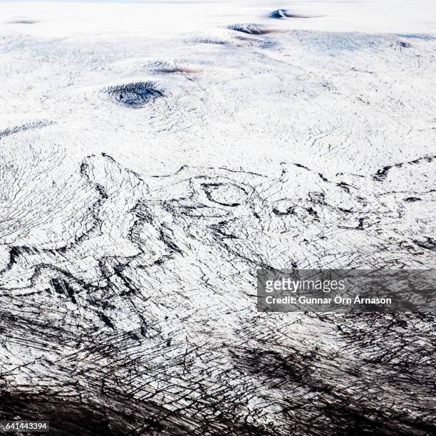 aerial view of iceland. - gunnar örn árnason stock-fotos und bilder