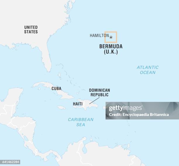 World Data Locator Map, Bermuda.