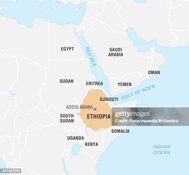 World Data Locator Map, Ethiopia.