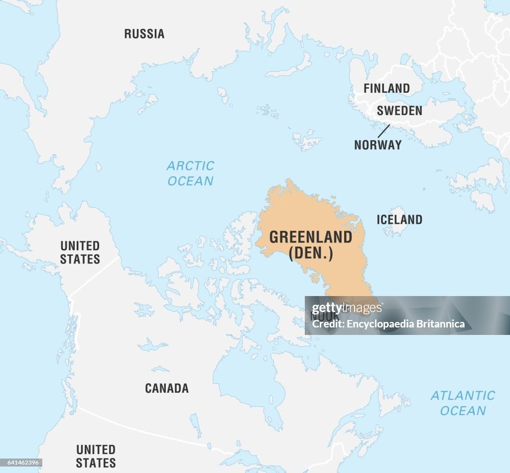 World Data Locator Map, Greenland