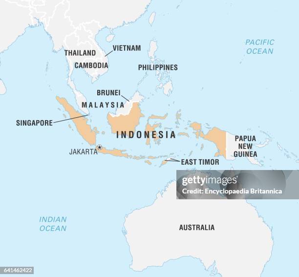 World Data Locator Map, Indonesia.