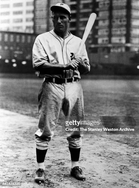 Portrait of Chuck Klein of the Phillies, ace batsman of the National League and leading home run hitter for the past five years, July 26, 1932