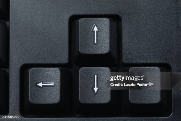 Rectangular Arrow Keys Keyboard Arrow Keys Stock-Fotos und Bilder - Getty Images