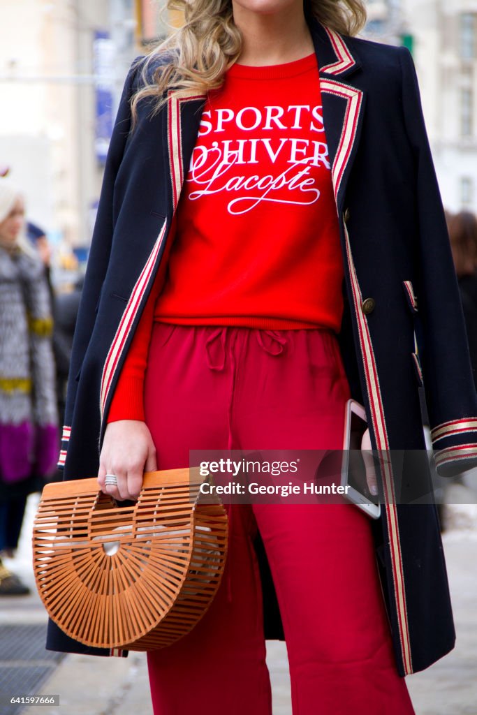 Street Style - New York Fashion Week February 2017 - Day 3