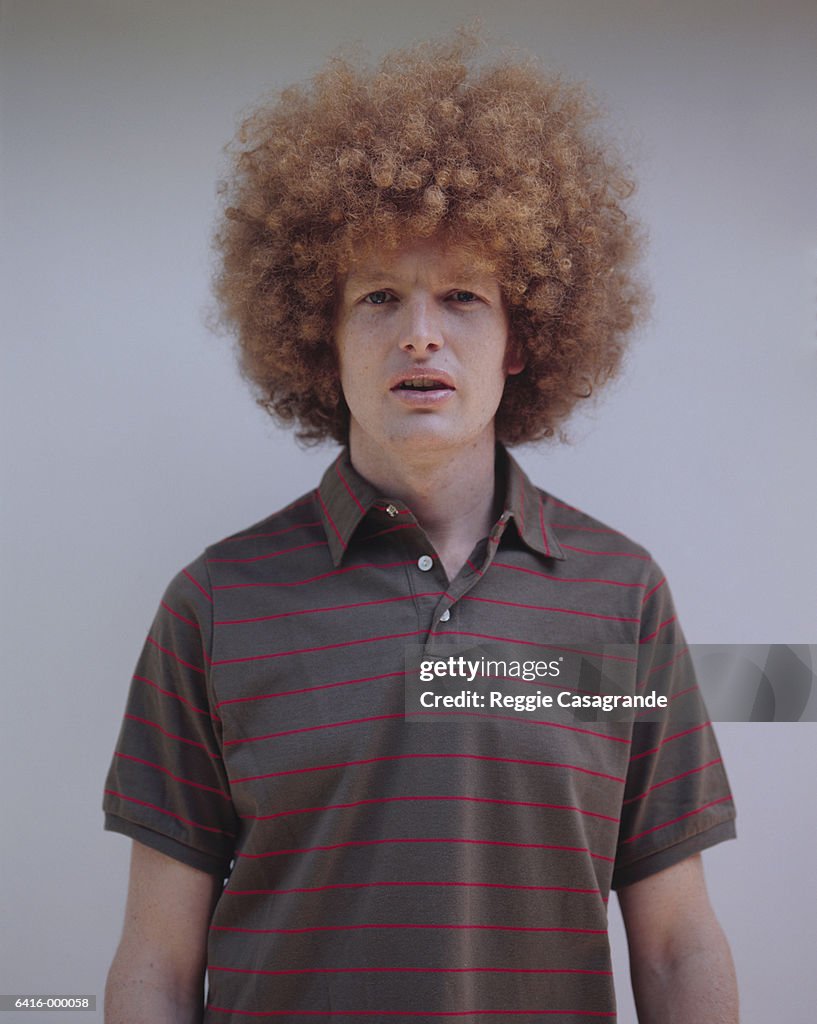 Man with Afro