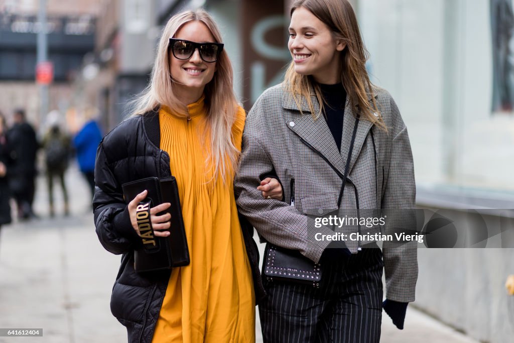 Street Style - New York Fashion Week February 2017 - Day 3